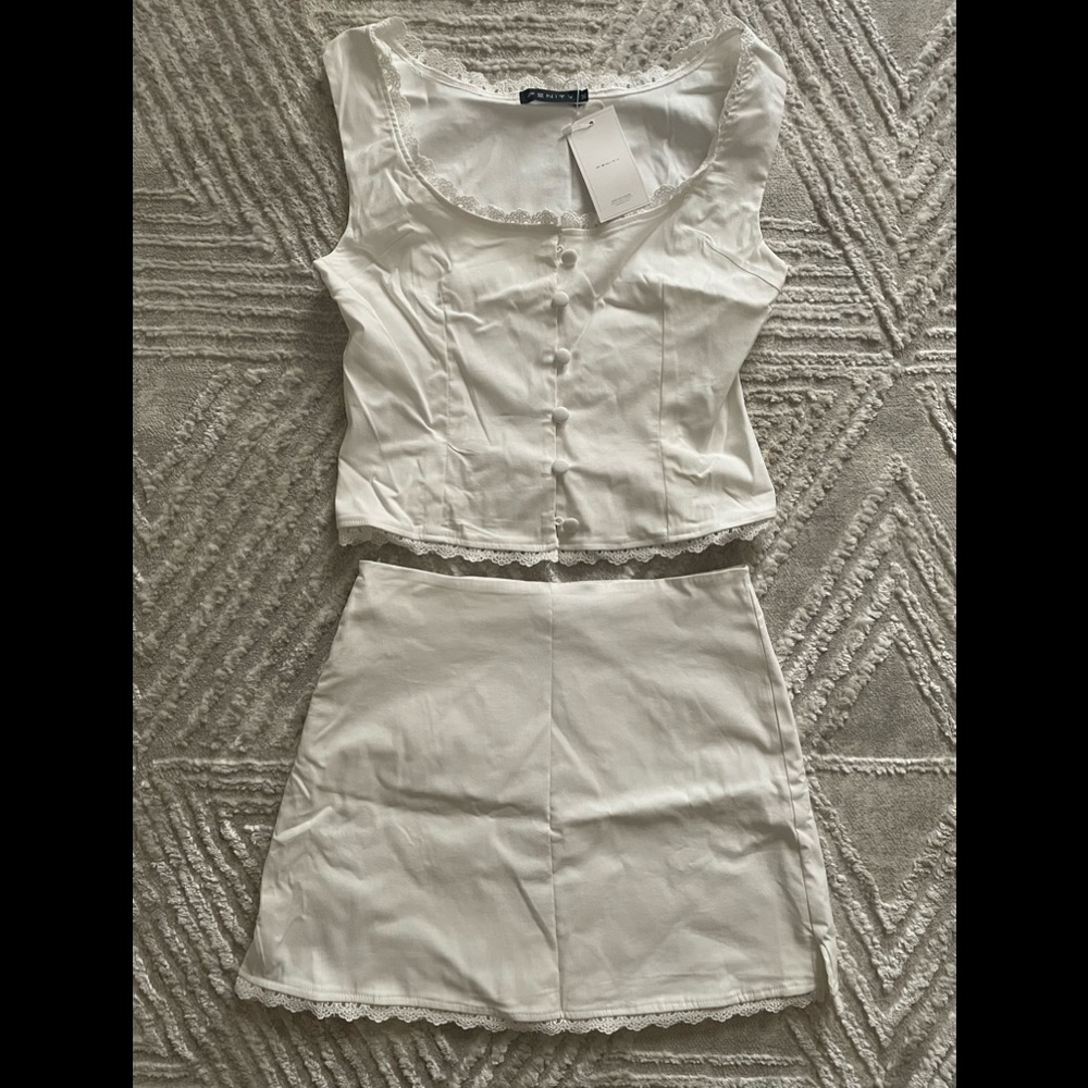 Top and skirt set